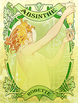 Absinth Etikett
