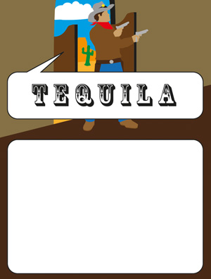 Tequila Etikett